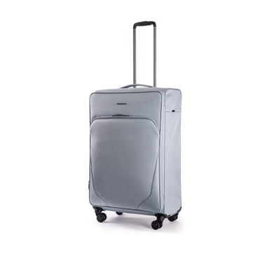 Stratic Mix Koffer Weichschale Reisekoffer Trolley Rollkoffer groß, TSA Kofferschloss, 4 Rollen, Erweiterbar, im Sale